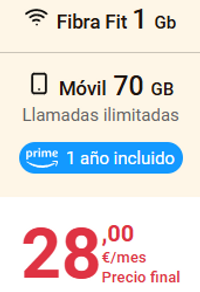 Fibra 1gb 70gb