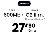 Fibra 600mb + gb ilim